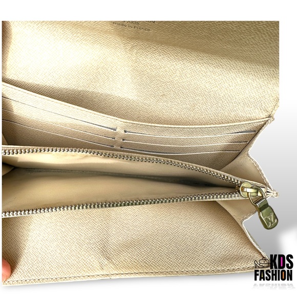 LOUIS VUITTON Damier Azur Portefeuille Sarah Long Wallet TS3101 - Picture 9 of 16